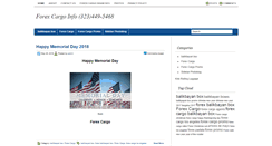 Desktop Screenshot of forexcargo-info.com