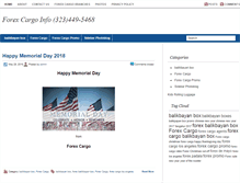 Tablet Screenshot of forexcargo-info.com